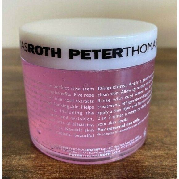PETER THOMAS ROTH ROSE STEM CELL BIO-REPAIR GEL MASK 5oz 150ml FULL JAR - Picture 2 of 3
